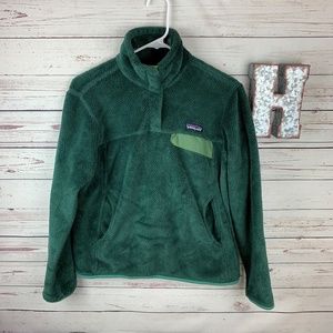 Patagonia Green Pullover Size Medium !